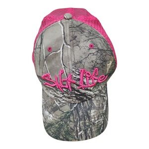 Salt Life Pink and Camouflage Hat